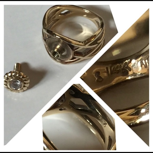 Marcus Max 14k Ring Interchangeable Bead Ring - Picture 5 of 8
